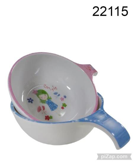 Imagen de BOWL COMPOTERA C/MANIJA 15.5 MELAMINA INFANTIL 4.24